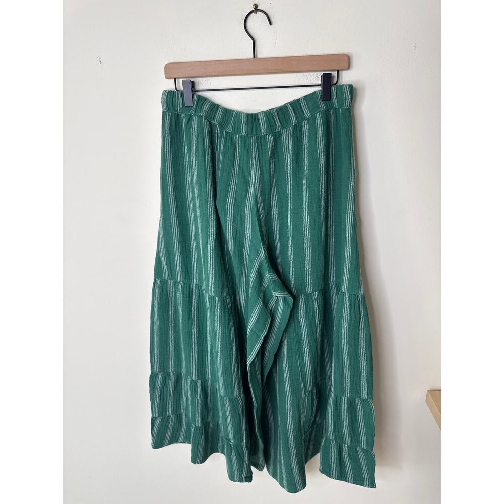 TOAD&CO Tate Double Weave Palazzo Pant Palm Pattern size Medium NWT - Picture 4 of 5